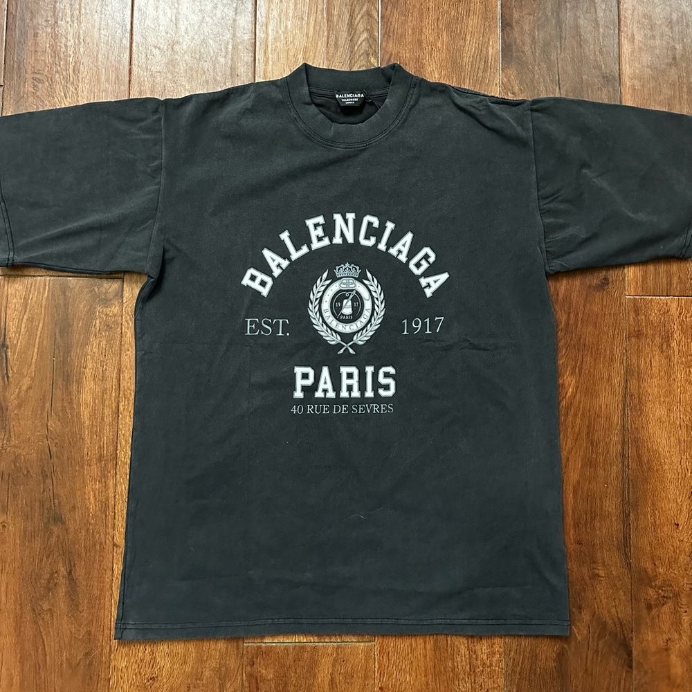 Balenciaga Paris Short Sleeved T-Shirt